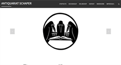 Desktop Screenshot of antiquariat-schaper.de